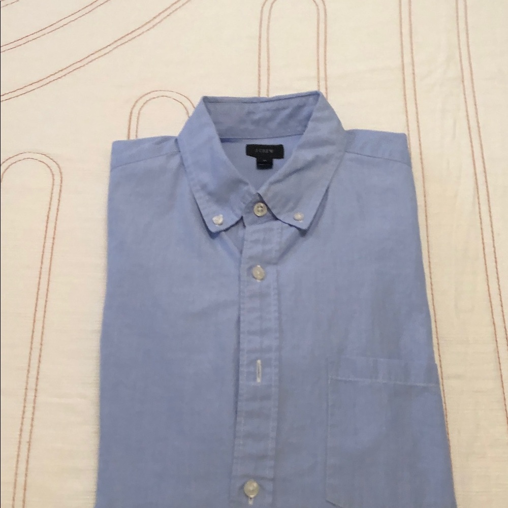 J. Crew Light Blue Casual Button-Down Shirt